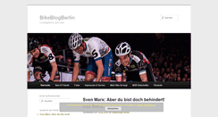 Desktop Screenshot of bikeblogger.de